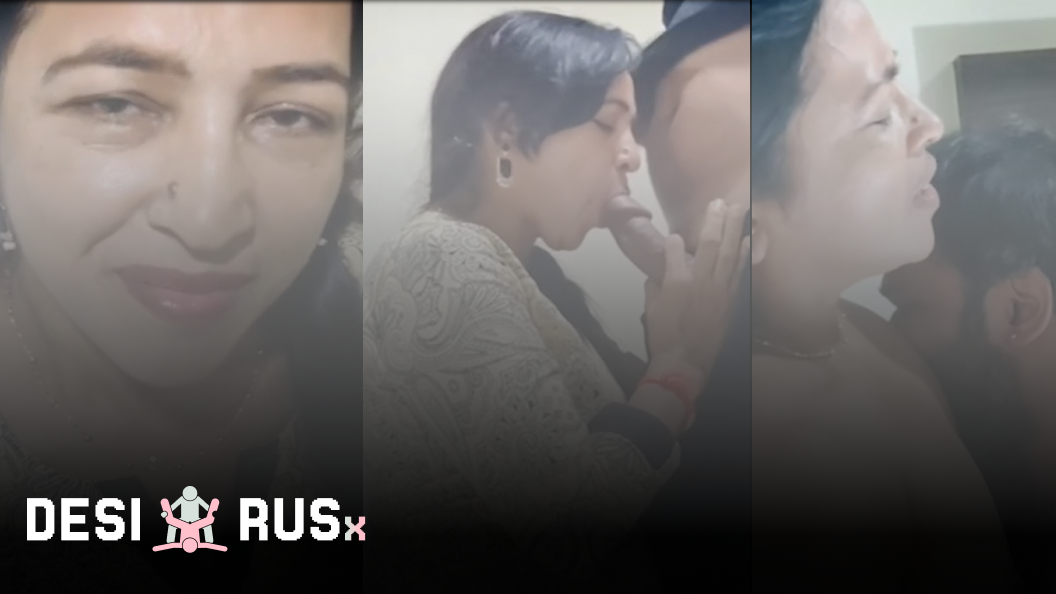 Indian High Class Aunty with Young Partner in Private Moments-desirusx